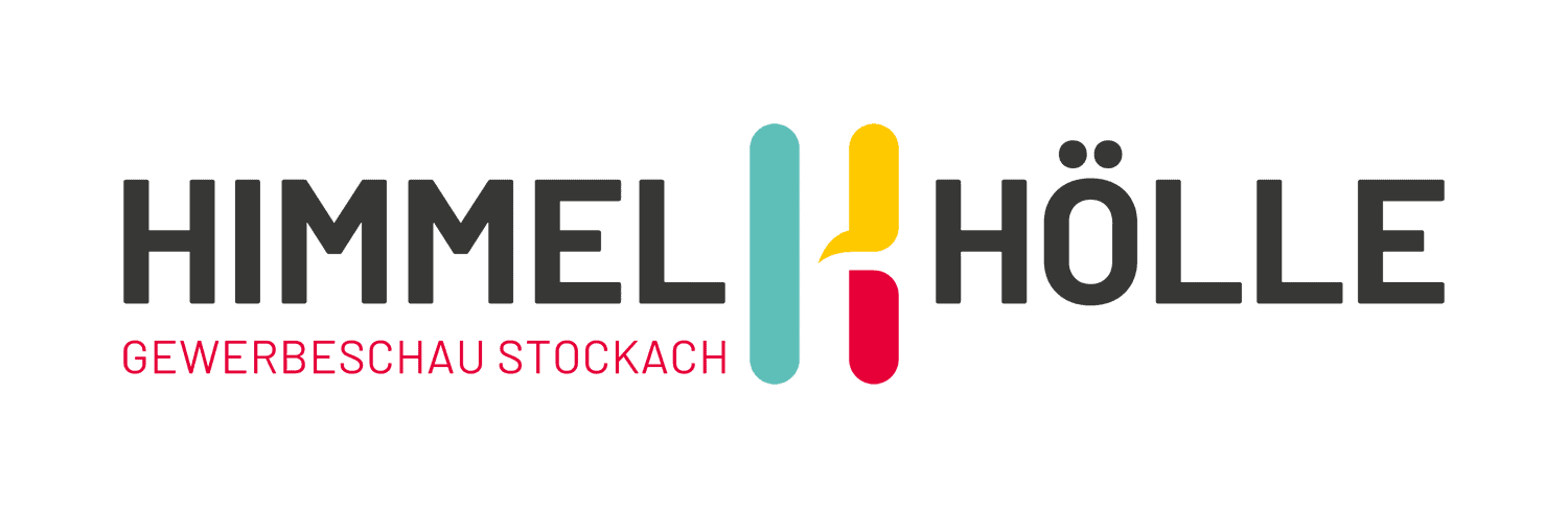 Das Logo der Gewerbeschau Himmel und Hölle 2025 in Stockach